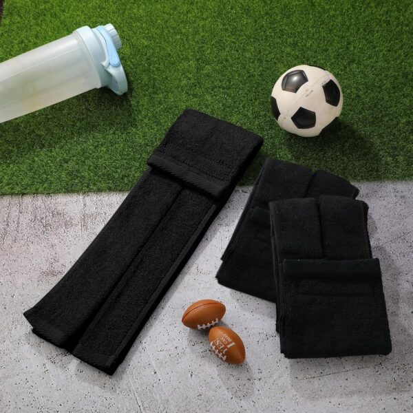 Umpire Towels w/velcro (Black) - Image 5