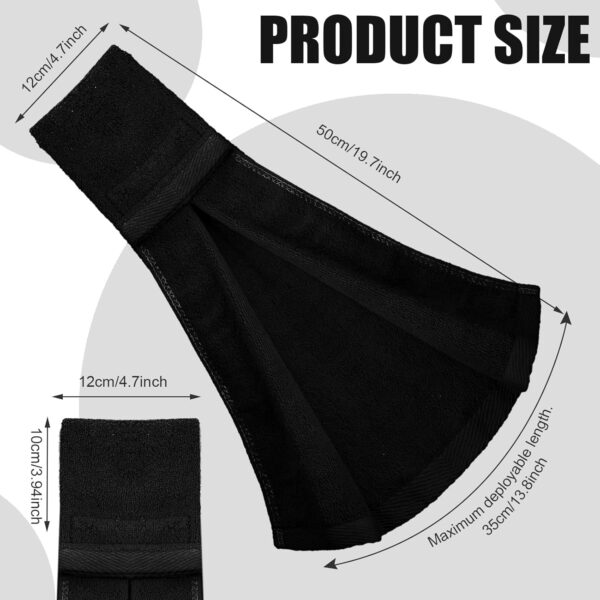 Umpire Towels w/velcro (Black) - Image 4